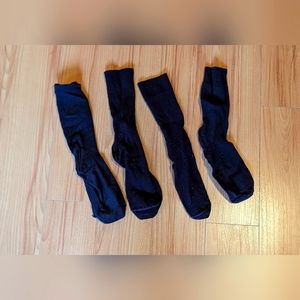 Two Pairs of Brown Socks - One Size